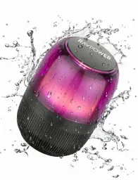 راف باور RP-SK006 لومي بيتس مكبر صوت بلوتوث مع إضاءة RGB - أسود RAVPower RP-SK006 LumiBeats Bluetooth Speaker with RGB Lighting - Black