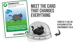 إكسبلودينغ كيتنز توسعة ستريكينغ كيتنز Exploding Kittens Streaking Kittens Expansion