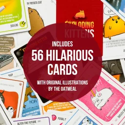 لعبة بطاقات إكسبلودينج كيتنز الإصدار الأصلي Exploding Kittens Original Edition Card Game