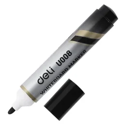 ديلي ميت U008-BK 1000 قلم سبورة بيضاء 2.0 ملم - أسود Deli Mate U008-BK 1000 2.0mm White Board Marker - Black