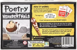 لعبة بطاقات بويتري فور نياندرتالز Poetry for Neanderthals Card Game