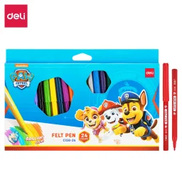 Deli C158-24 Nickelodeon Paw Patrol Felt Pen 24 Colors