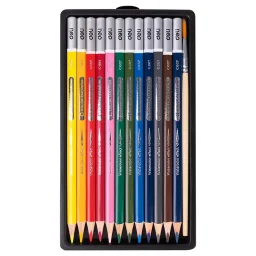 ديلي أقلام تلوين مائية كولور إيموشن C007 00 - 12 قلم تلوين Deli C007 00 Color Emotion Water Colored Pencils  - 12 Coloring Pencils