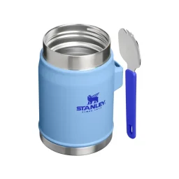 ستانلي حافظة طعام كلاسيك ليجندري + سبورك 0.4 لتر / 14 أونصة – سماء زرقاء Stanley Classic Legendary Food Jar + Spork 0.4L / 14oz – Blue Sky