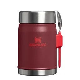 ستانلي حافظة طعام كلاسيك ليجنداري + سبورك 0.4 لتر / 14 أونصة – توت بري Stanley Classic Legendary Food Jar + Spork 0.4L / 14oz – Cranberry