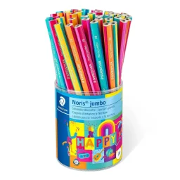 ستدلر Noris Jumbo 119P 2B Happy Trend قلم رصاص - أصفر سماوي STAEDTLER Noris Jumbo 119P 2B Happy Trend pencil - Yellow Cyan