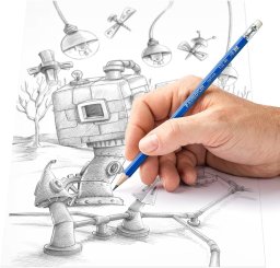 ستدلر 132 46-HB Norica قلم رصاص جرافيت - HB مع ممحاة عبوة من 12 قلم رصاص STAEDTLER 132 46-HB Norica Graphite Pencil - HB with Eraser Pack of 12 Pencils