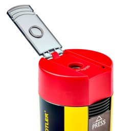 ستدلر Noris 511 004 مبراة ذات ثقب واحد مع حاوية - أصفر/أسود STAEDTLER Noris 511 004 Single-hole Tub Sharpener - Yellow/Black