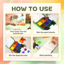 Y-Plus طقم ألوان مائية للجيب CP241100 Y-Plus Pocket Water Color Set CP241100