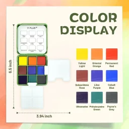 Y-Plus طقم ألوان مائية للجيب CP241100 Y-Plus Pocket Water Color Set CP241100