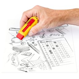 ستدلر 525 PS1 S ممحاة مع غلاف منزلق ملون - ألوان متنوعة STAEDTLER 525 PS1 S Eraser with assorted - Color Sliding Sleeve