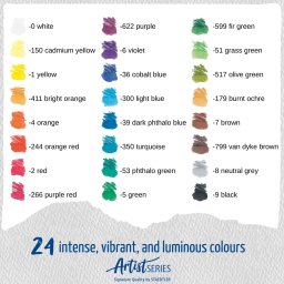ستدلر Mars Lumograph Colour Aquarell أقلام تلوين مائية - 24 لون، علبة معدنية STAEDTLER Mars 104 024 Lumograph Color Aquarell pencils - 24 Colors - metal case
