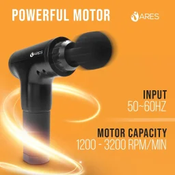 ارس جهاز مساج - اسود ARES Gun Massager - Black
