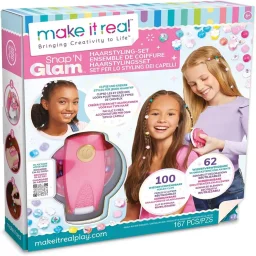 مجموعة إكسسوارات الشعر Cool Clips من Make It Real Make It Real Cool Clips Hair Accessories Set