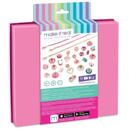 مجموعة أساور Halo Charms Think Pink من Make It Real Make It Real Halo Charms Bracelets Think Pink