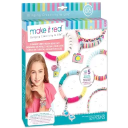 مجموعة خرز هيشي الصيفية من Make It Real Make It Real Summer Vibes Heishi Bead Set