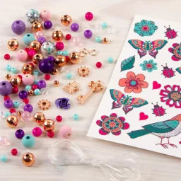 أساور السحر المبهرة من Make It Real  إبداع متفتح Make It Real Bedazzled! Charm Bracelets Blooming Creativity