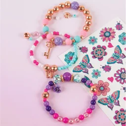 أساور السحر المبهرة من Make It Real  إبداع متفتح Make It Real Bedazzled! Charm Bracelets Blooming Creativity