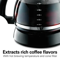 هاميلتون بيتش – ماكينة تحضير القهوة بسعة 12 كوب Hamilton Beach 12 CUP COFFEE MAKER