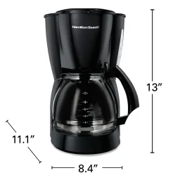 هاميلتون بيتش – ماكينة تحضير القهوة بسعة 12 كوب Hamilton Beach 12 CUP COFFEE MAKER