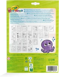 Crayola - كتاب نشاطات الألوان والأشكال مع 8 أقلام تلوين Crayola - Colour&Shape Activity Book With 8 Crayons