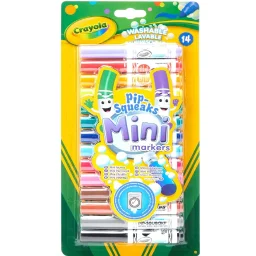 Crayola – 14 قلم تلوين صغير قابل للغسل Crayola - 14 Pipsqueaks Washable Markers
