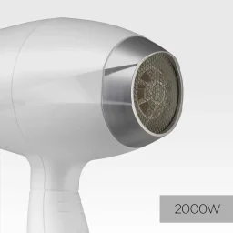 مجفف شعر من بابيليس مع إعدادين للحرارة والسرعة – 2000 واط، أبيض BABYLISS HAIR DRYER2 HEAT. SPEED SETTINGS 2000 WATT White