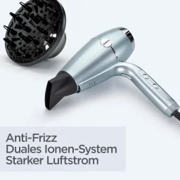 مجفف شعر أيوني من بابيليس – 3 إعدادات حرارة و2 سرعة – 2100 واط BABYLISS HAIR DRYER 3 HEAT· 2SPEED IONIC2100 Watts
