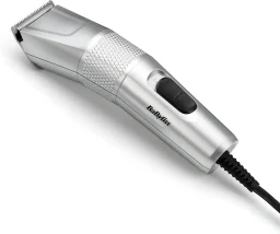 ماكينة حلاقة من بابيليس + مقص صغير مع درجات (1، 2، 3، 6، 8) سلكية BABYLISS CLIPPER  + MINI TRIMMERGRADES (1.2.3.6 &8) CORDED