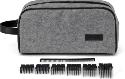 ماكينة حلاقة من بابيليس + مقص صغير مع درجات (1، 2، 3، 6، 8) سلكية BABYLISS CLIPPER  + MINI TRIMMERGRADES (1.2.3.6 &8) CORDED