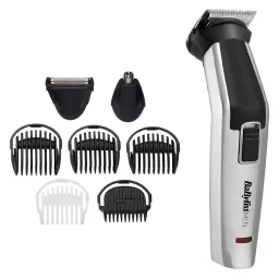 بابيليس ماكينة حلاقة متعددة الاستخدامات 8 في 1 – لاسلكية لمدة 60 دقيقة BABYLISS MULTI -TRIMMER  8 IN 1 CORDLESS FOR 60MIN
