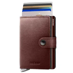محفظة سيكريد صغيرة لون الغسق – بني داكن Secrid Miniwallet Dusk MDu-Dark Brown+