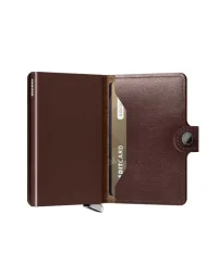محفظة سيكريد صغيرة لون الغسق – بني داكن Secrid Miniwallet Dusk MDu-Dark Brown+