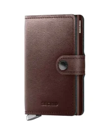 محفظة سيكريد صغيرة لون الغسق – بني داكن Secrid Miniwallet Dusk MDu-Dark Brown+