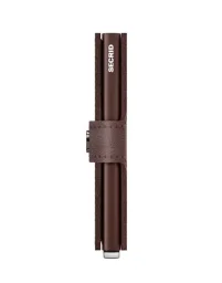 محفظة سيكريد صغيرة لون الغسق – بني داكن Secrid Miniwallet Dusk MDu-Dark Brown+