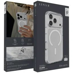 غطاء هاتف ليفلو كلارا مع ماج سيف لهاتف آيفون 17 برو ماكس Levelo Clara MagSafe Case iPhone 17 Pro Max