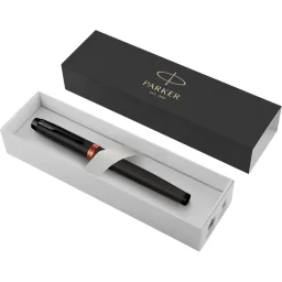 باركر قلم حبر IM اسود حلقة برتقالي 2172944 Parker IM Black Fountain Pen with Orange Ring 2172944