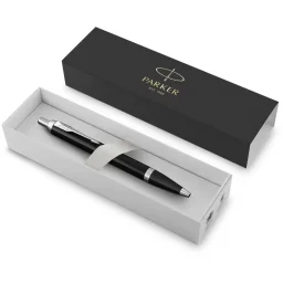 باركر قلم جاف IM اسود فضي كلاسيك 1931665 Parker IM Classic Ballpoint Pen Black & Silver 1931665