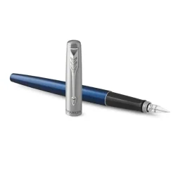 باركر قلم حبر جوتر ازرق ملكي ستاندرد 2030950 Parker Jotter Standard Fountain Pen Royal Blue 2030950