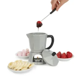 صحن فوندو بالفي – موكا، باللون الرمادي، سيراميك Balvi Fondue,Moka,gray,ceramic