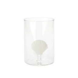 كوب بالفي – أتلانتس شيل، باللون الأبيض، زجاج Balvi Glass,Atlantis Shell,white,glass