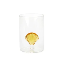 كوب بالفي – أتلانتس شيل، باللون الأصفر، زجاج Balvi Glass,Atlantis Shell,yellow,glass