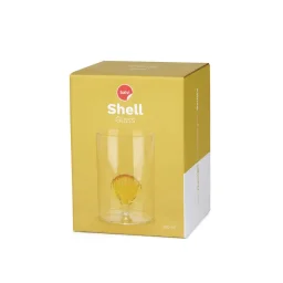 كوب بالفي – أتلانتس شيل، باللون الأصفر، زجاج Balvi Glass,Atlantis Shell,yellow,glass