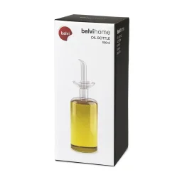 طقم توابل بالفي، أساسيات، أسطواني، سعة 500 مل، زجاج بوروسيليكيت Balvi Cruet,Basics,500ml,cilindric,borosilicate