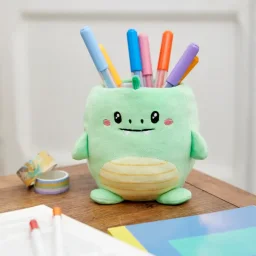 حامل أقلام بالفي – فلَفي داينوز، باللون الأخضر، بلاستيك/قماش Balvi Pen holder,Fluffy Dinoz,green,plastic/fabric
