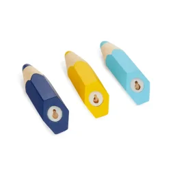 علاقة حائط بالفي – قلم ألوان، عدد 3، أزرق/أصفر، خشب Balvi Wall hanger,Color Pencil,x3blue/yellow,wood