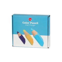 علاقة حائط بالفي – قلم ألوان، عدد 3، أزرق/أصفر، خشب Balvi Wall hanger,Color Pencil,x3blue/yellow,wood