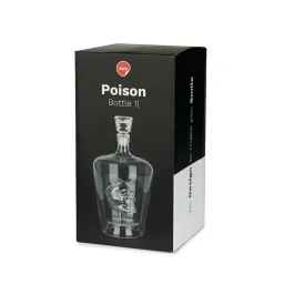 قارورة مشروبات  بالفي – بويزن، سعة 1 لتر، زجاج Balvi decanter,Poison,1L,glass