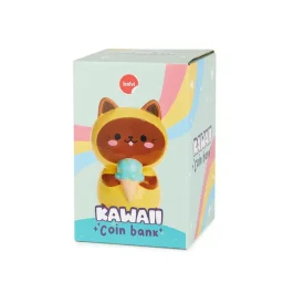 حصالة بالفي – كاوايي مينتي، باللون الأصفر، سيراميك Balvi Coin bank,Kawaii Minty,yellow,ceramic