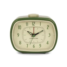 ساعة منبه ريترو – باللون الأخضر Kikkerland RETRO ALARM CLOCK GREEN